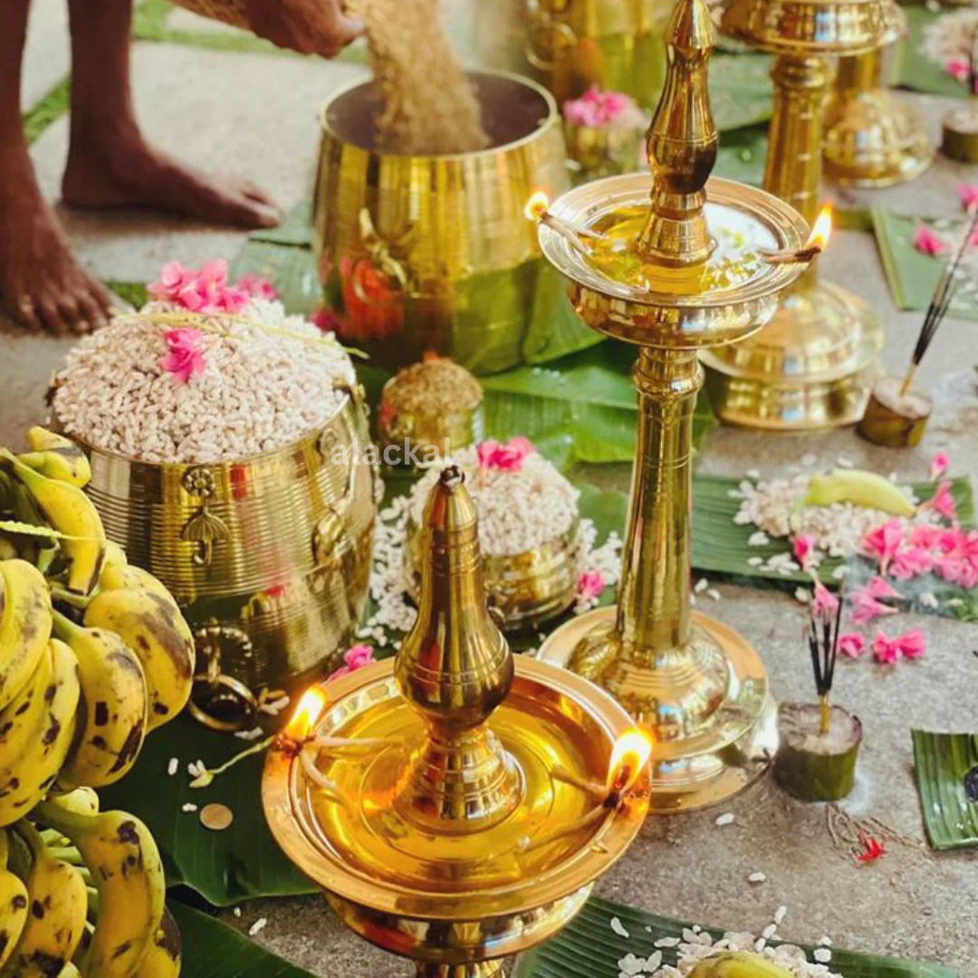 KERALA TRADITIONAL BRASS DESIGN NIRAPARA | VADI PARA - Image 5