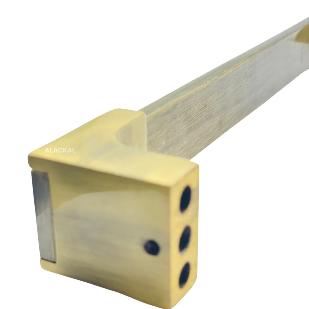 BRASS DOOR HANDLE WITH ANTIQUE MATT FINISH WITH FITTING ACCESSORIES - Image 3