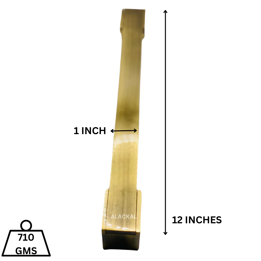 BRASS DOOR HANDLE WITH ANTIQUE MATT FINISH WITH FITTING ACCESSORIES - Image 4