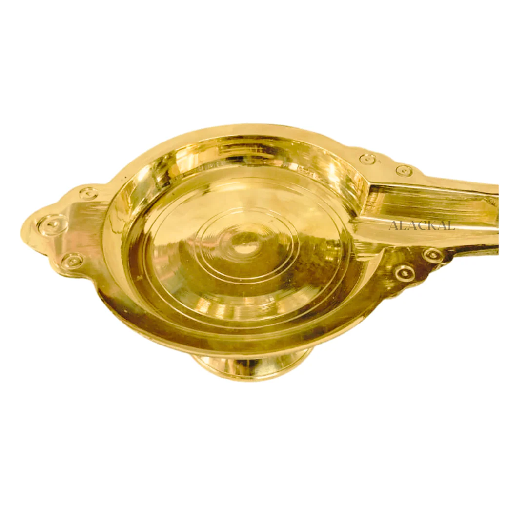 BRASS ABHISHAKA STAND | ABHISHAKA PATHRA - Image 15
