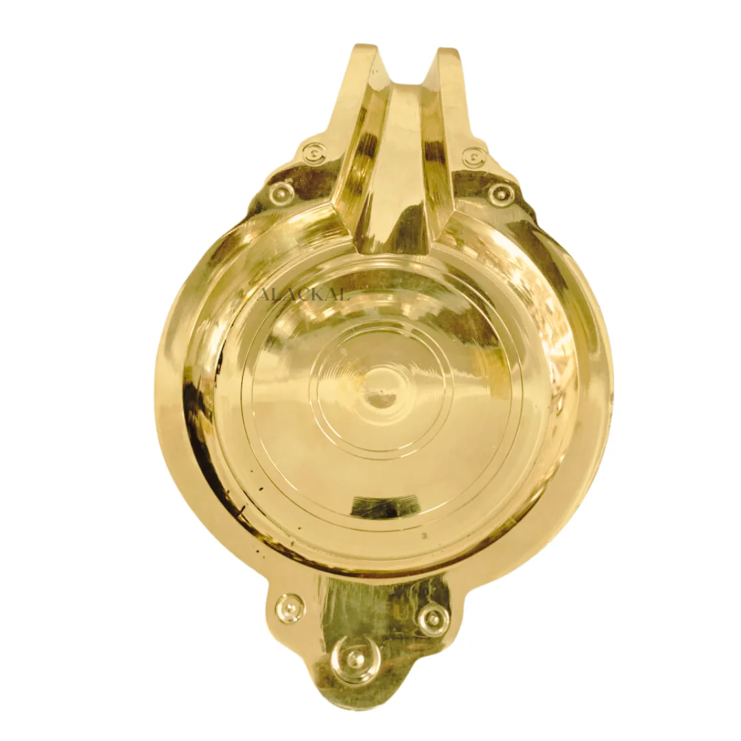 BRASS ABHISHAKA STAND | ABHISHAKA PATHRA - Image 18