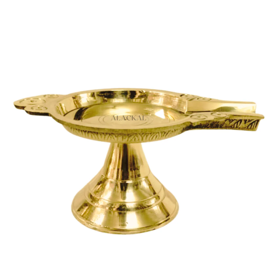 BRASS ABHISHAKA STAND | ABHISHAKA PATHRA - Image 3