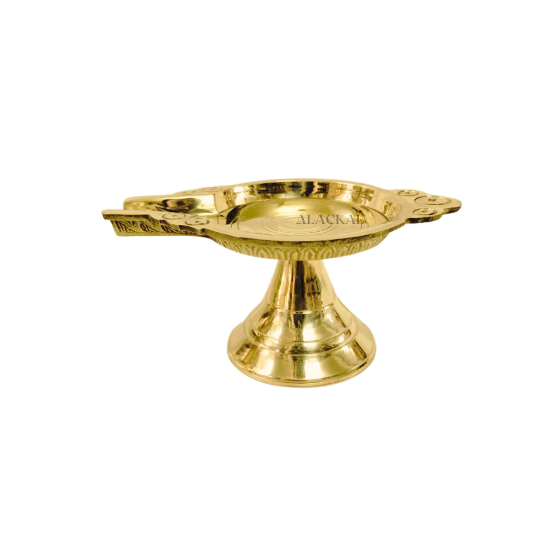 BRASS ABHISHAKA STAND | ABHISHAKA PATHRA - Image 6