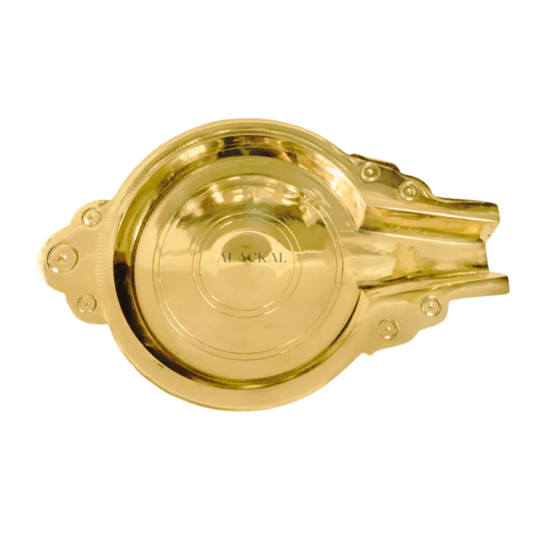 BRASS ABHISHAKA STAND | ABHISHAKA PATHRA - Image 8