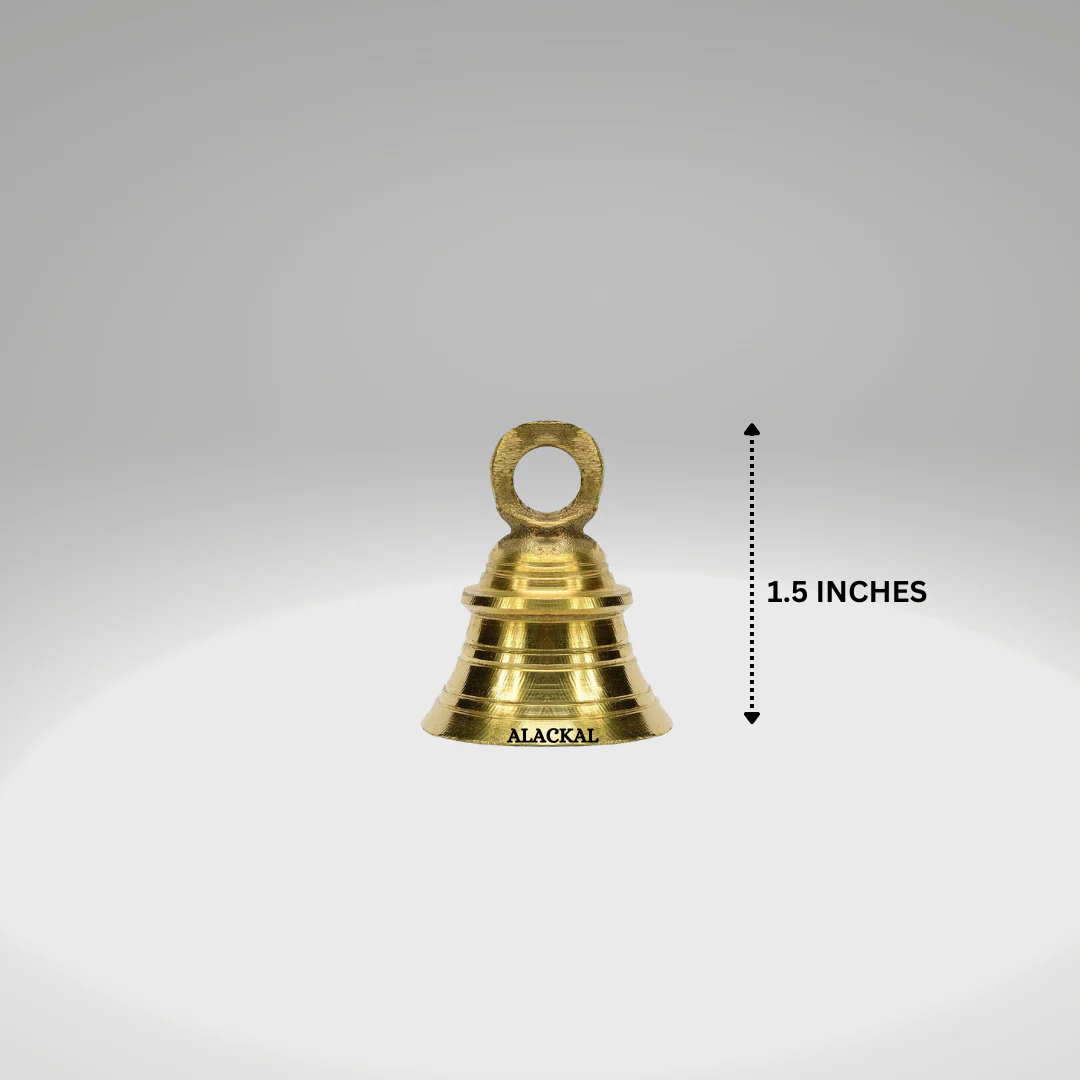 BRASS BELLS 20 PIECES FOR POOJA ROOM DOOR DECORATION - Image 3