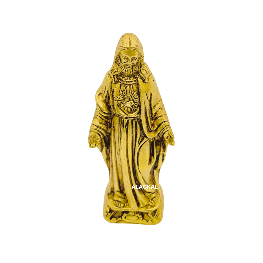 BRASS JESUS STATUE FOR HOME - Image 3