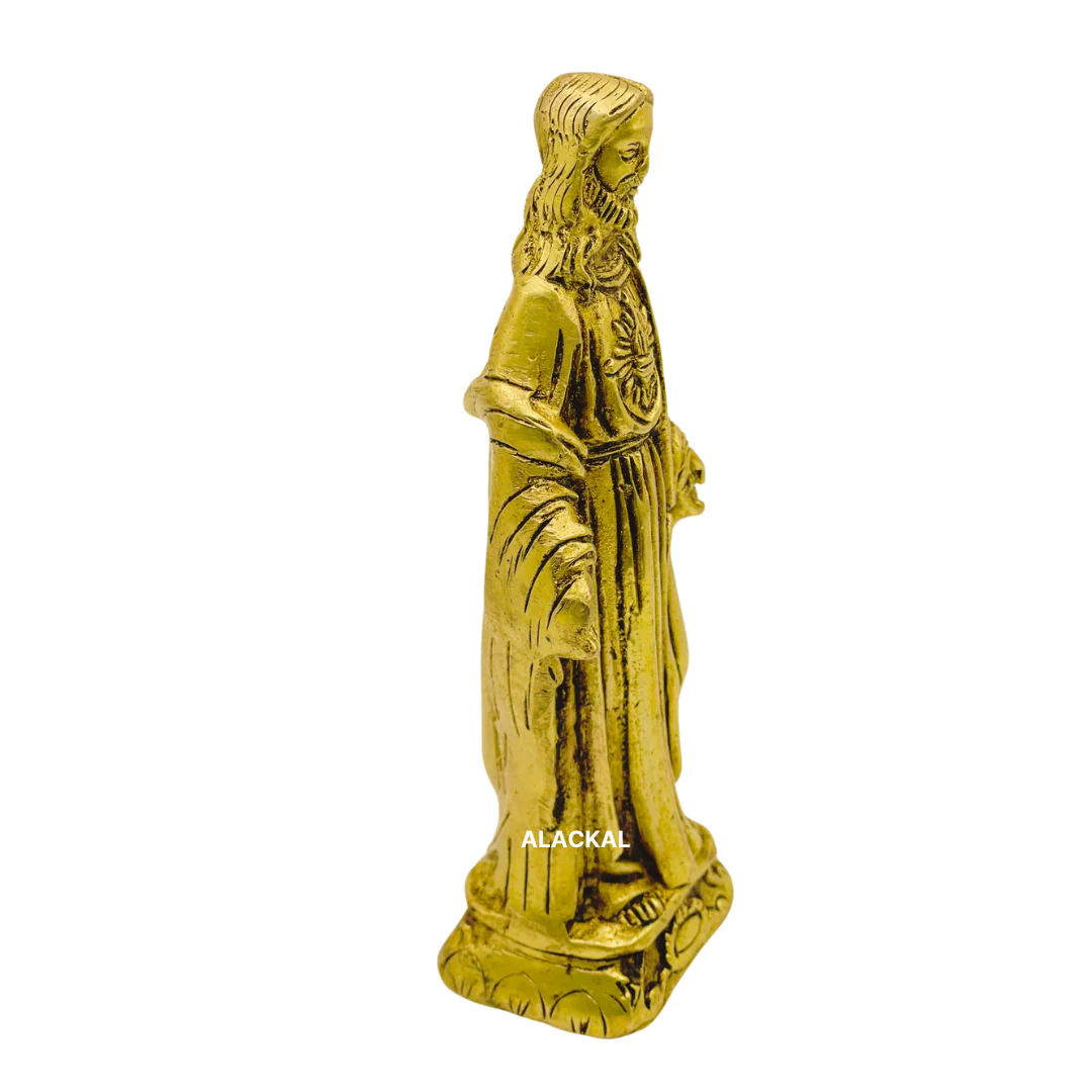 BRASS JESUS STATUE FOR HOME - Image 4