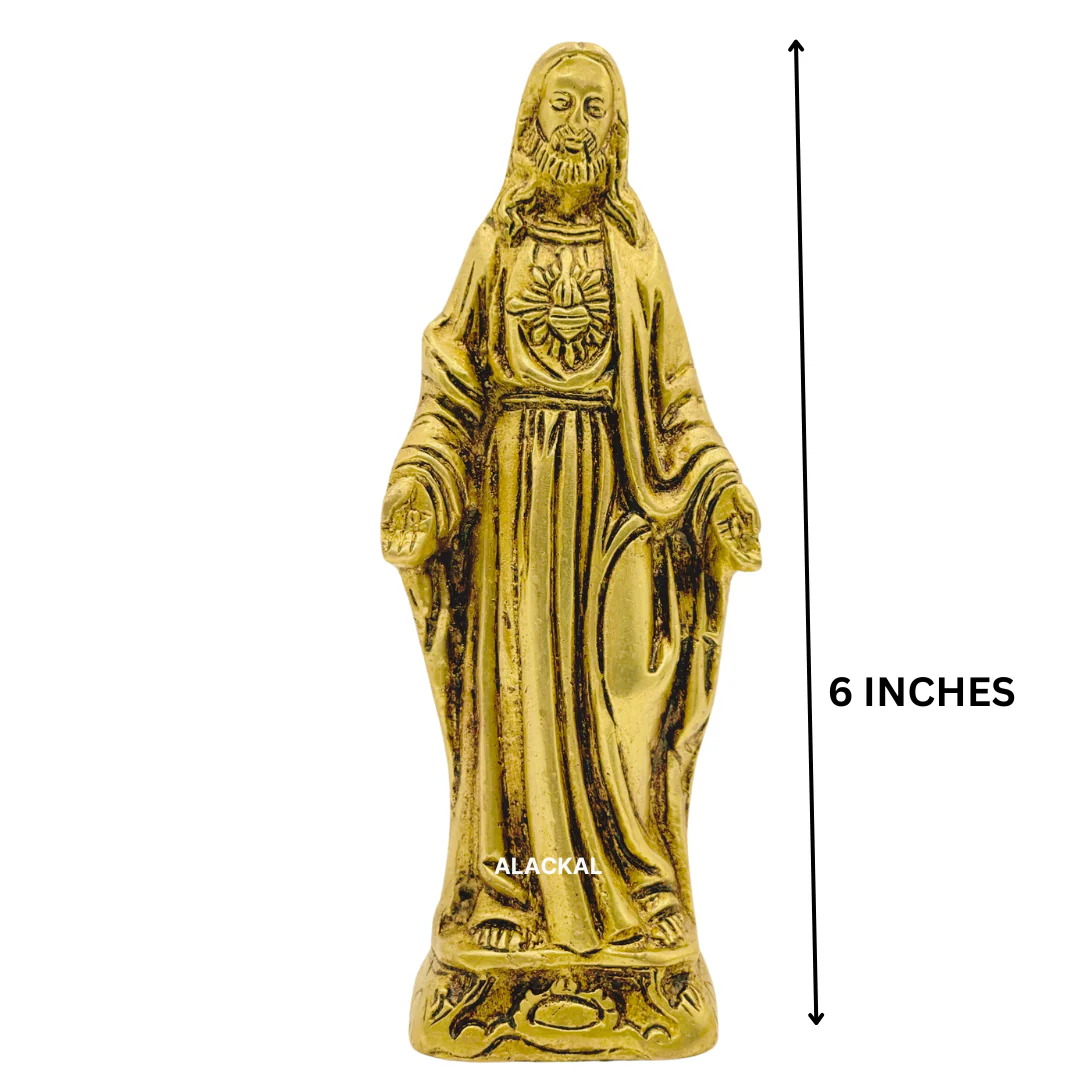 BRASS JESUS STATUE FOR HOME - Image 5