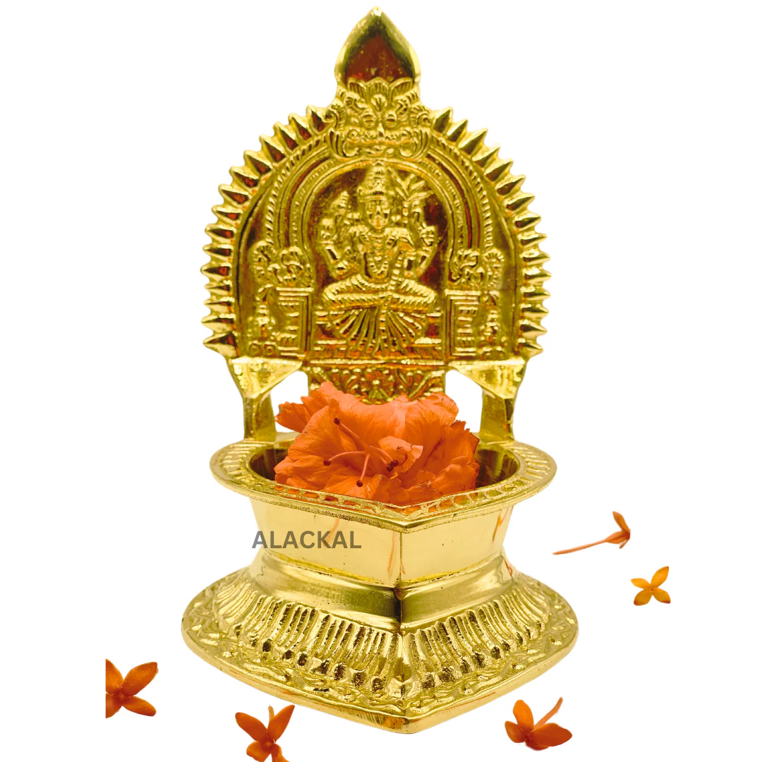 BRASS KAMAKSHI AMMAN LAMP - Image 6