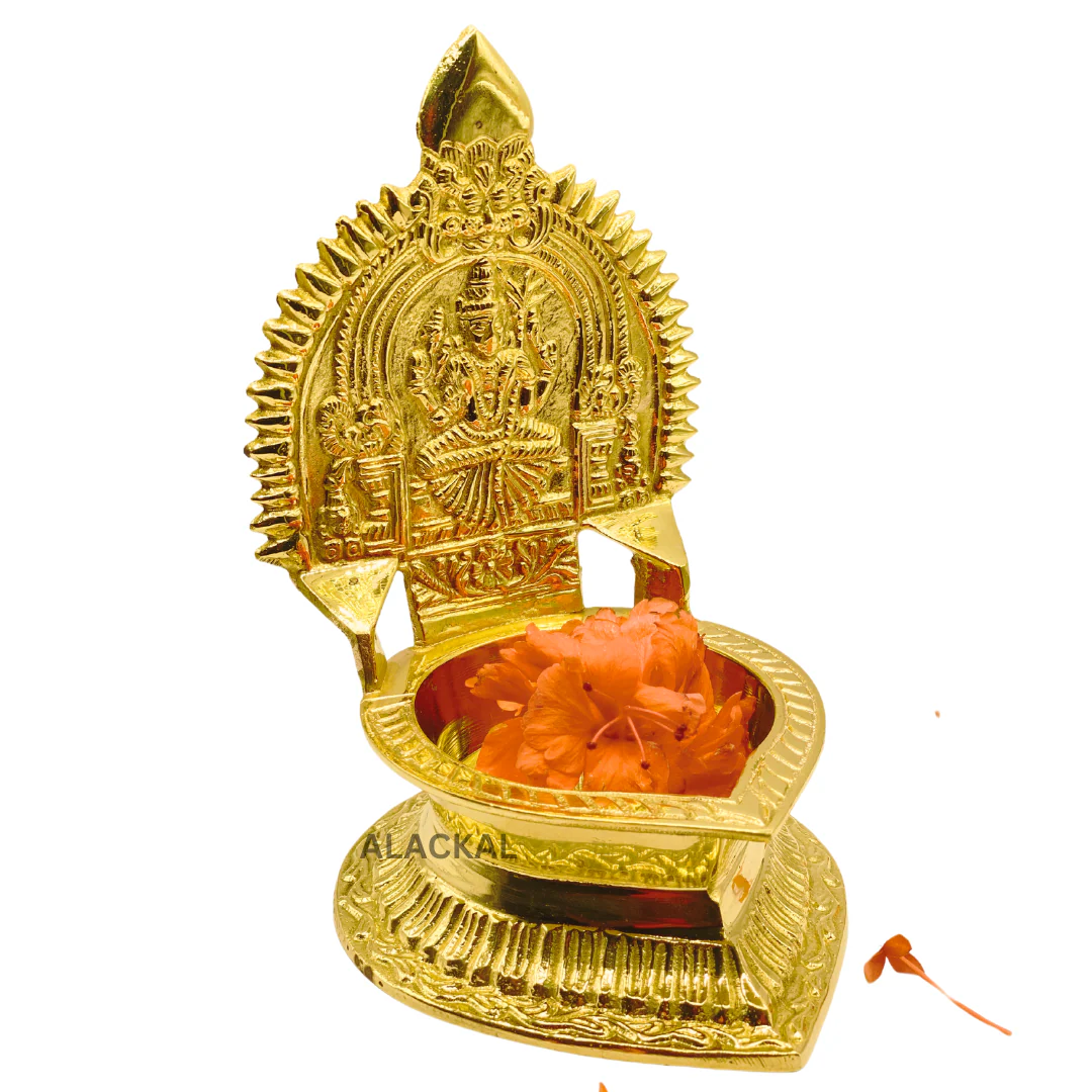 BRASS KAMAKSHI AMMAN LAMP - Image 7