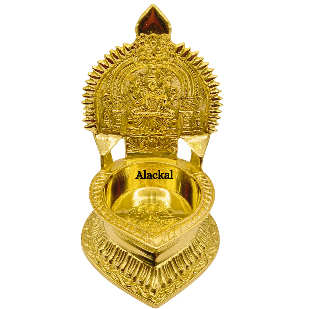 BRASS KAMAKSHI AMMAN LAMP | KAMATCHI VILAKKU - Image 3