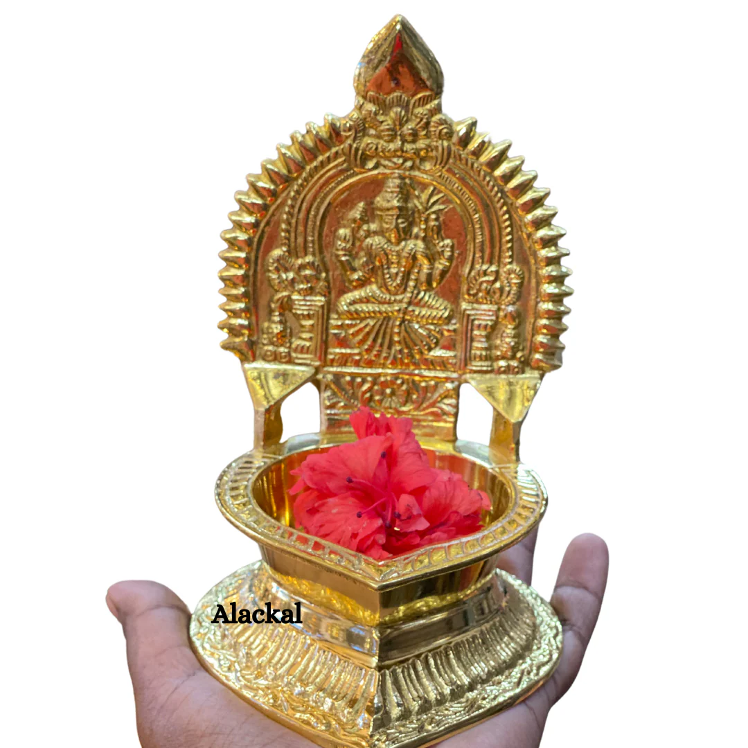 BRASS KAMAKSHI AMMAN LAMP | KAMATCHI VILAKKU - Image 6