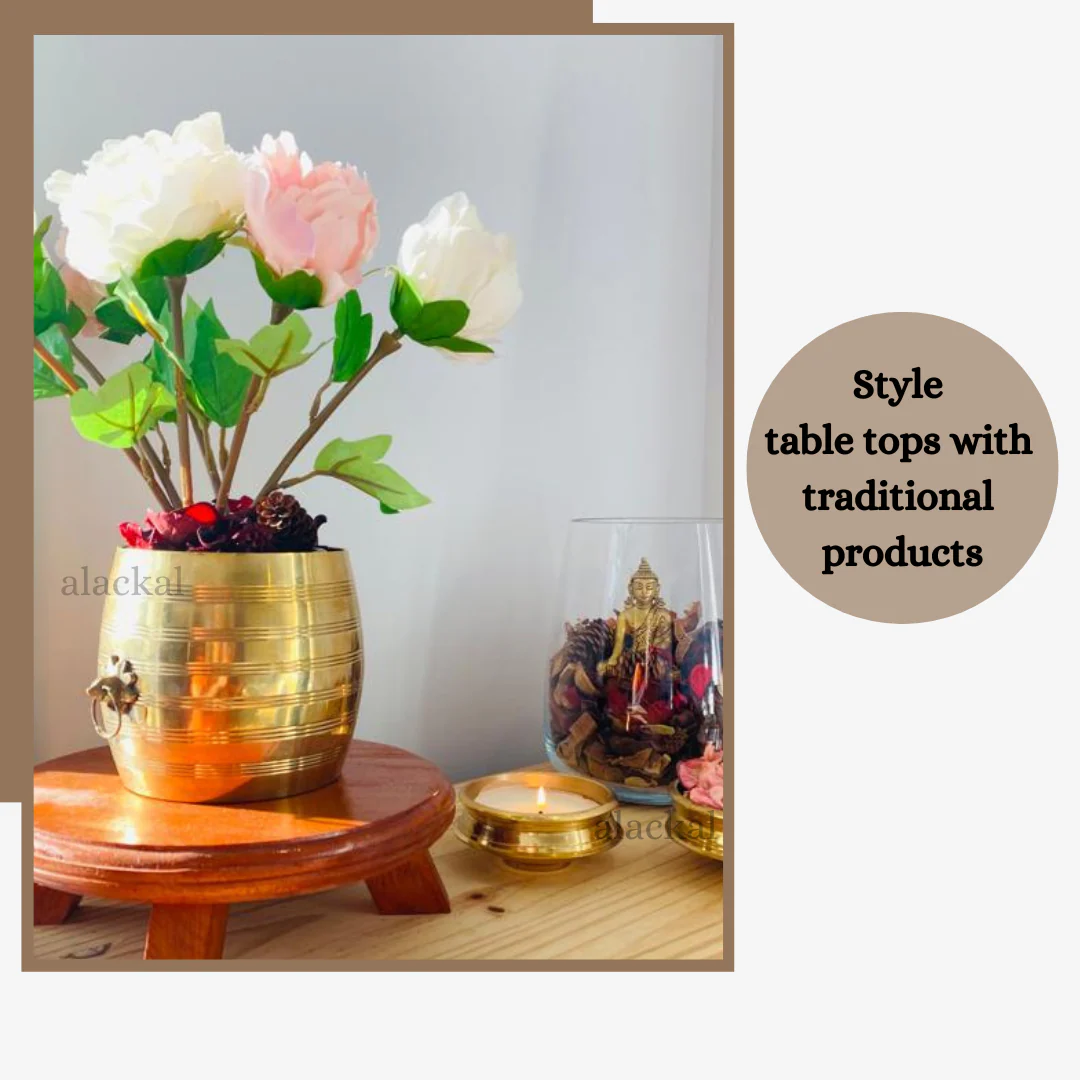 BRASS NIRAPARA ( FLOWER VASE ) - Image 6