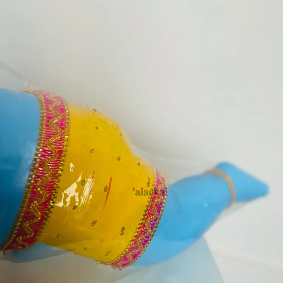 FIBER KRISHNA WITH ORNAMENTS FOR VISHUKANI | LADDU GOPAL - Image 6