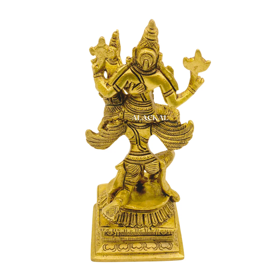 GARUDA WITH MAHALAKSHMI AND VISHNU STATUE - Image 5