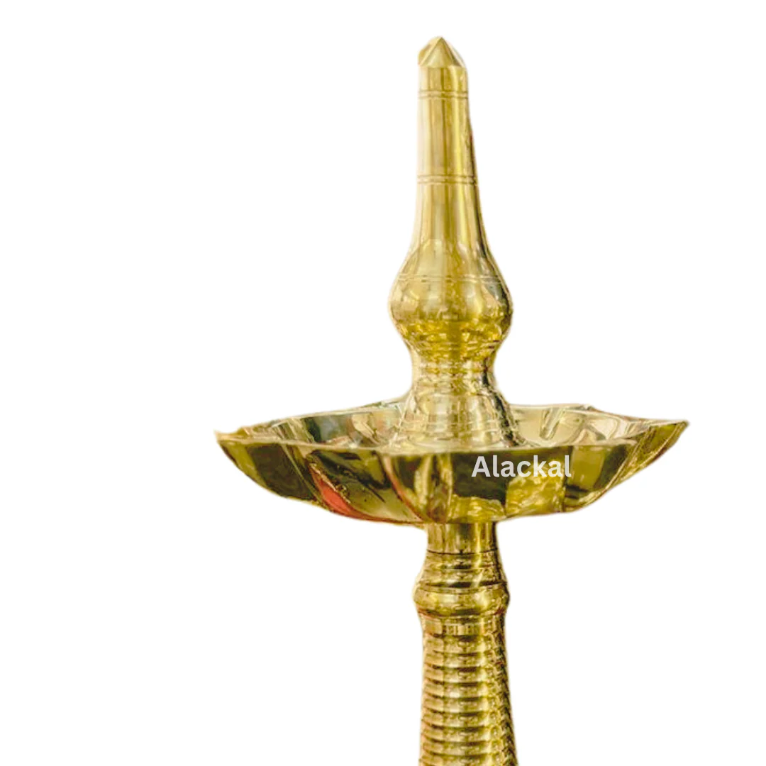 HANDCRAFTED BRONZE 7 WICKS / THIRI NILAVILAKKU FOR POOJA RITUALS | HOME DECOR | WEDDING DECOR - Image 5