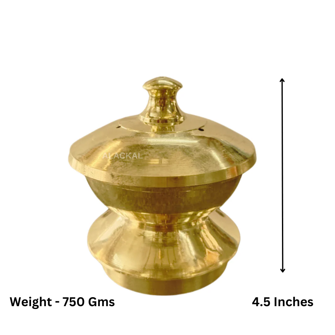 HANDCRAFTED BRONZE CHIRATTAPUTTU MAKER - Image 5