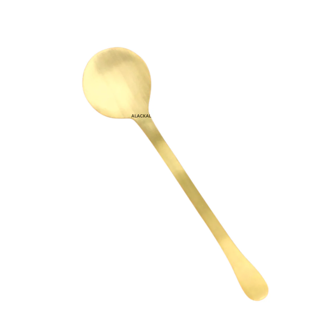 HANDMADE BRONZE FLAT SPATULA | CHATTUKAM - Image 3