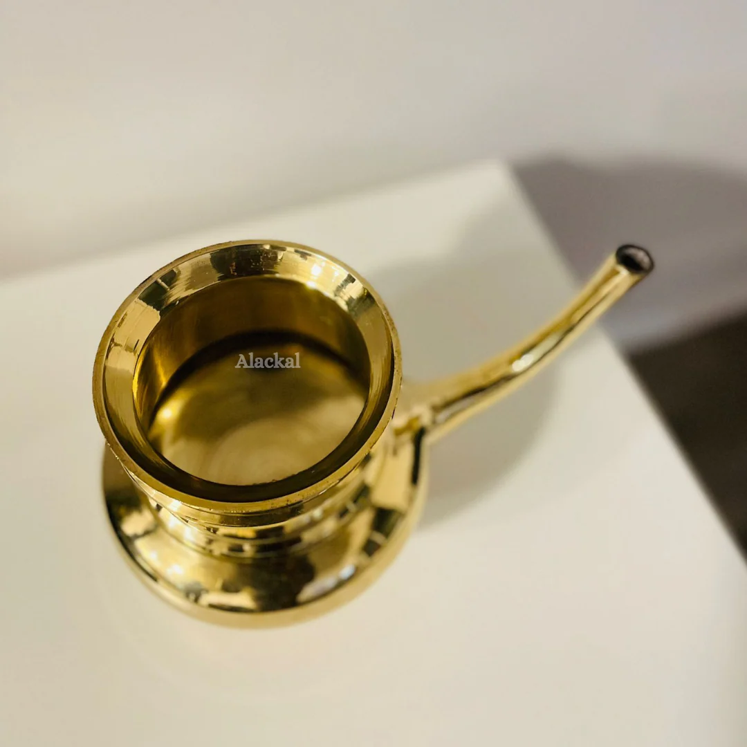 HANDMADE BRONZE KINDI | HOLY WATER VESSEL - Image 5