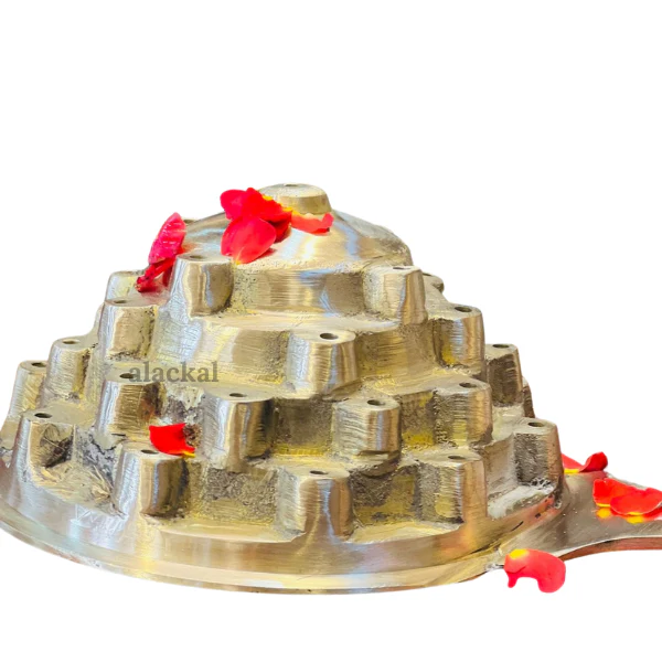 HANDMADE BRONZE PARVATHA VILAKKU | DEEPARADHANA ARATI - Image 3