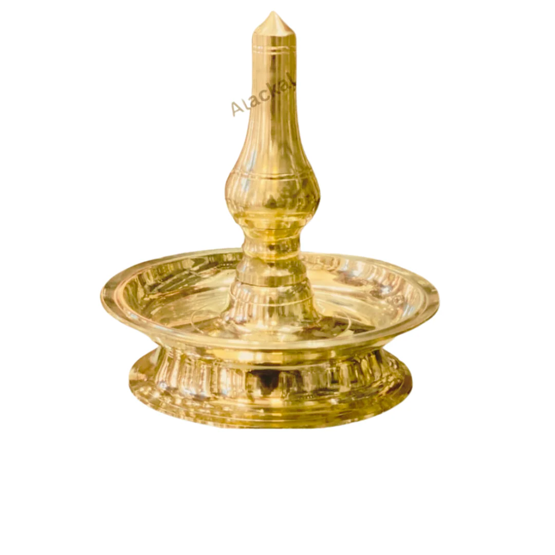 KERALA BRASS NILAVILAKKU | OIL LAMP FOR TEMPLE - Image 3