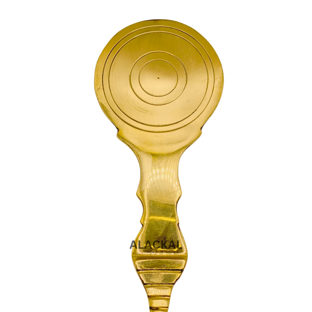 KERALA TRADITIONAL BRASS VALKANNADI FOR VISHU | BRASS MIRROR - Image 3