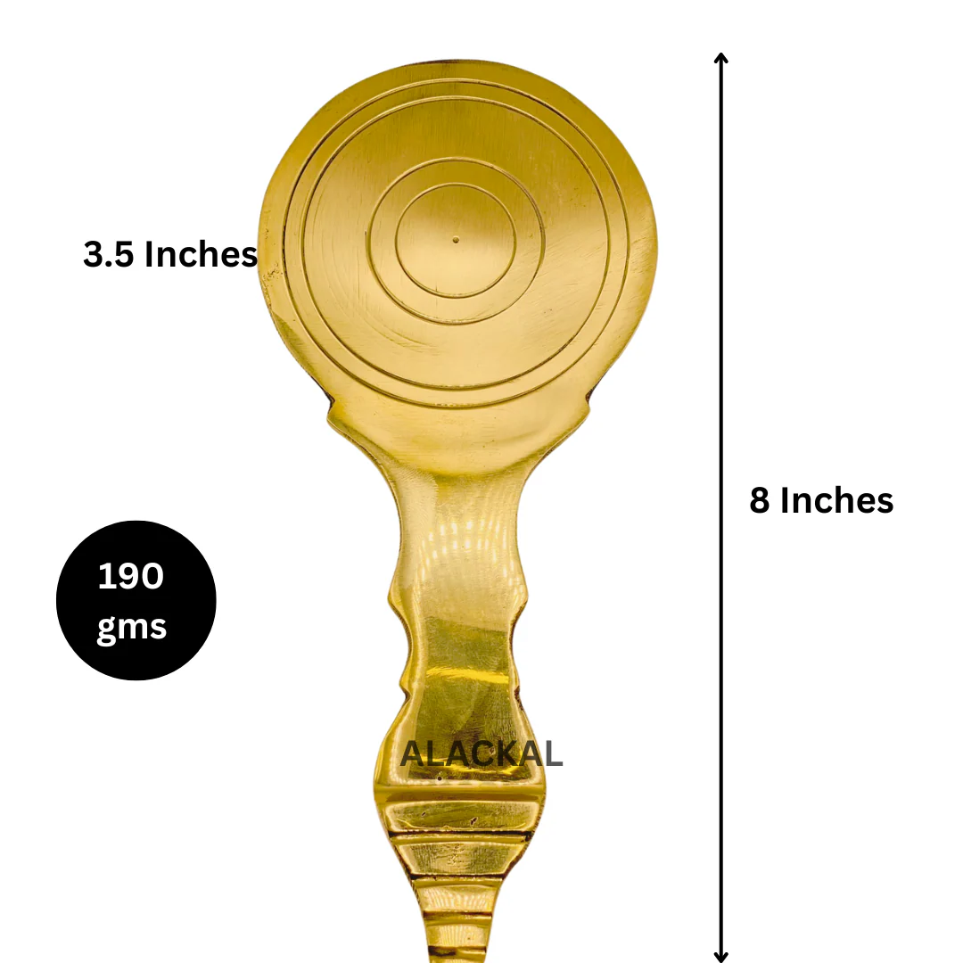 KERALA TRADITIONAL BRASS VALKANNADI FOR VISHU | BRASS MIRROR - Image 4