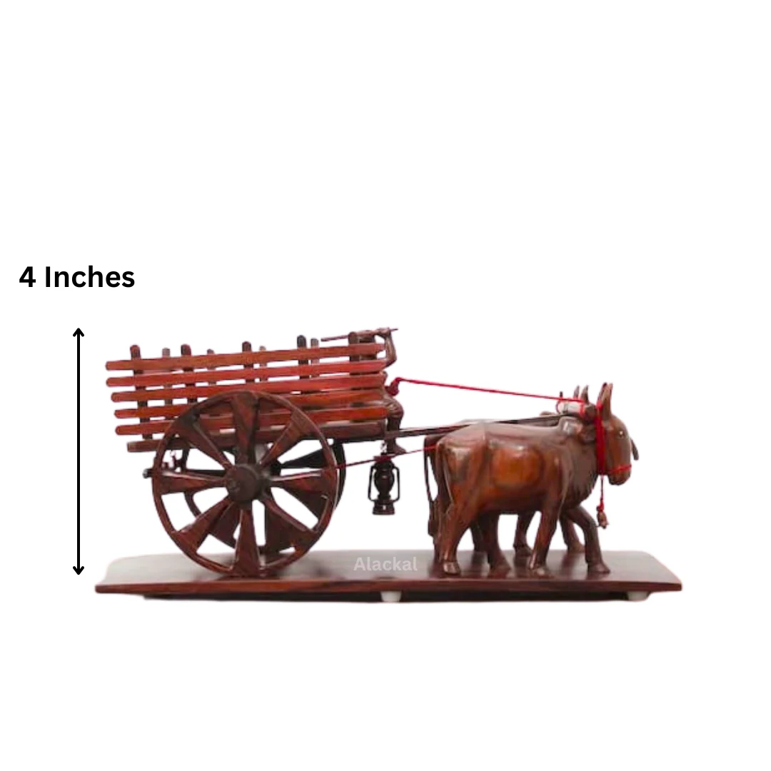WOODEN BULLOCK CART - Image 3